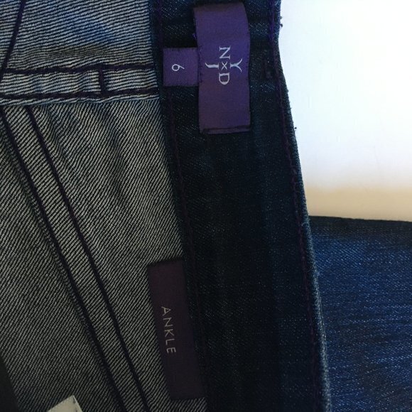 NYDJ Clarissa Ankle Pants in Dark Wash #M10M45T Womens Size 6 - Picture 3 of 8